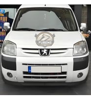 Peugeot Partner 2 2002-2008 Uyumlu H lip Esnek Ön Lip 2 Parça Karlık Ön Ek Tampon Altı Dil