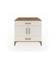 Kronos Şifonyer 2 Raflı 2 Çekmeceli 2 Kapaklı 88x59x80 Çam-Aytaşı