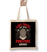 Fencing Like Chess But With Puncture Wounds Funny Bez Çanta Uzun Saplı