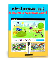 Gizli Nesneleri Bulma Posterleri (Laminasyonlu)