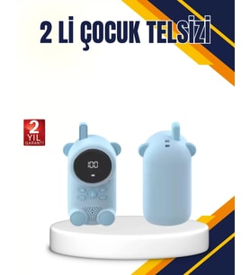 Çocuk Ve Bebek Telsizi – 22 Kanal, Vox Modu, Usb Şarjlı, Renkli Ekran