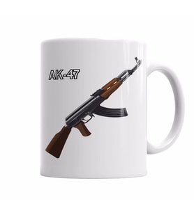 AK47 Kupa Bardak Porselen