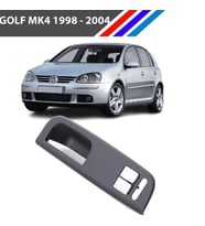 Golf 4 - Bora - Passat B5 - Jetta Ön Cam Düğme Çerçevesi - Sol - Gri