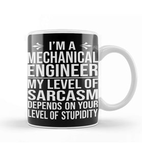 I Am A Mechanical Engineer 09 Kupa Bardak Porselen