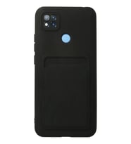 Redmi 9C Kılıf Kelvin Kartvizitli Silikon - Siyah
