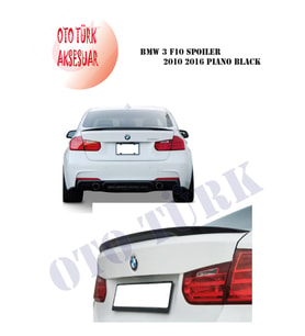 Bmw 3 F10 Spoiler 2010 2016 Piano Black (Siyah)