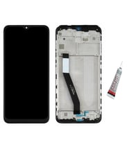 REDMİ 9 Ekran Dokunmatik Çıtalı (SİYAH) B7000 YAPIŞTIRICI