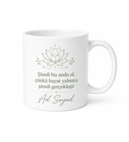 İsme Özel Bilinçli Yaşam Yazılı Kupa Bardak Özel Tasarım Hediye