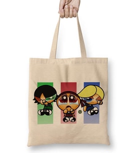 Powerpuff Girls 06 Bez Çanta Uzun Saplı