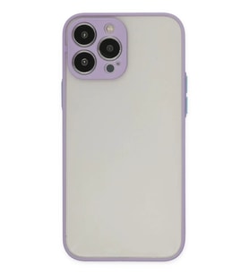 Newface Apple iPhone 14 Pro Max Kılıf Montreal Silikon Kapak - Mor