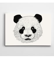 Sevimli Panda Kanvas Tablo