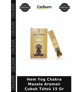 Özel Üretim Meditasyon Zen Hem Yog Chakra Masala Aromalı Çubuk Tütsü 15 Gr