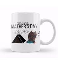 Mathers Day 2021 OUR FURST MATHER'S day TOGETHER Kupa Bardak Porselen