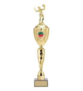 ODAK KUPA - Figürlü Kupalar - Voleybol Kadın Figürlü Kupalar FG-083 B - 64 cm