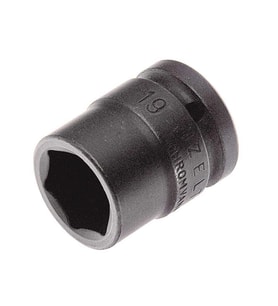 İzeltaş 1/2" Altı Köşe Havalı Lokma Anahtar 10 mm 1113 06 7010 (Siyah)