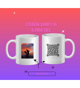 QR Şarkı Kodlu Bardak