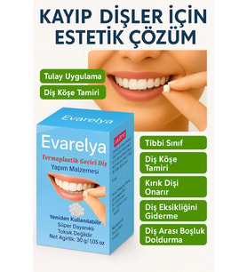 Geçici Diş Dolgusu – Beyaz, Hijyenik ve Kolay Uygulanabilir Dolgu Malzemesi