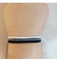 Crystal Atelier Beyaz Gri Siyah Örgü Makrome 3’lü Bileklik - Unisex El Yapımı Ayarlanabilir Şık Trend Kombin Seti - Makrome Bileklik - Örgü Bileklik - Beyaz Gri Siyah Bileklik - Hediye Bileklik - İp Bileklik - Günlük Bijuteri Bileklik - Spor Bileklik Seti