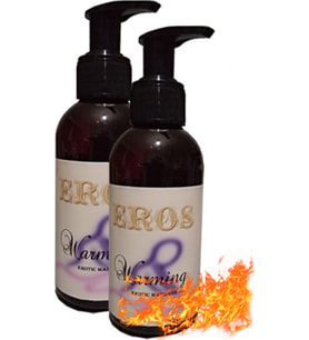 Eros 2 Adet Warming Erotic Massage Gel 120ML Isıtıcılı Erotik Masaj Jeli