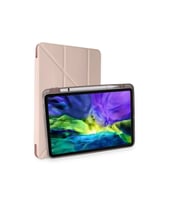 Apple iPad Pro 11 (2024) Kılıf Kalemlikli Mars Tablet Kılıfı - Rose Gold
