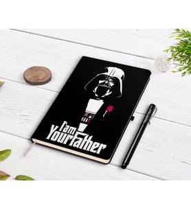 BK Gift Kişiye Özel Godfather Baba Tasarımlı Siyah Defter ve Kalem Hediye Seti-9