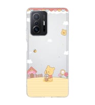 Xiaomi Mi 11T - 11T Pro Uyumlu Winnie The Pooh Tasarımlı Şeffaf Telefon Kılıfı