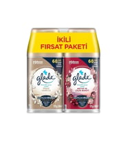 Oda Kokusu, Otomatik Sprey Yedek 2'li Paket Ipeksi Vanilya, Meyve Ve Çiçek Buketi, 269ml 2 Yedek