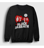 Presmono Unisex Siyah Band Black Sabbath Sweatshirt 17340tt