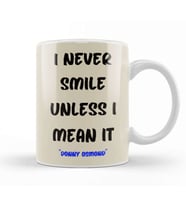Smile Quotes Happy Love Gift Kupa Bardak Porselen