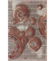 Eliana Home Baskılı, Yıkanabilir Kaymaz Taban Salon Halısı LNA1253 100x150 cm (Kahverengi)