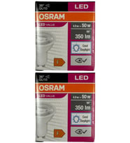 Osram Par16 4.5W (50W) 6500K (Beyaz Işık) GU10 Duylu Led Spot (2 Adet)