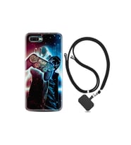 Oppo A5s Kılıf Silikon Desen Boyun Askılı Play Me 1757