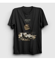 Presmono Unisex Siyah Gravity Müzik Anekdoten T-Shirt 509060tt