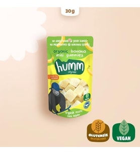 Nessiworld  Humm Organik Muzlu Glutensiz Vegan Mini Küpler 30 Gr