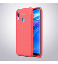 Lexroo Huawei Y7 Prime 2019 Kılıf Niss Silikon Kılıf - Kırmızı
