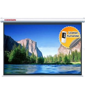 CODEGEN EX30 300x225 Motorlu Projeksiyon Perdesi