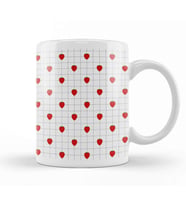 Strawberry Strawberries Retro Kupa Bardak Porselen