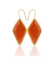 Kadir Jewellery 22 Ayar Altın Kaplama Vintage Küpe -El İşçiliği Ve Hipoalerjenik Küpe