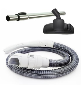 Bluehouse Uyumlu BH 018S Aquare Elektrikli Süpürge Çelik Telli Hortumu Emici Yer Başlığı Teleskopik Boru
