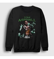 Presmono Unisex Siyah Tom Aspinall Ufc Mma Dövüş Sanatları Sweatshirt 504471tt