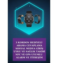 Kulak İçi Kablosuz Bluetooth Kulaklık Ve Nfc Ve Gps Özellikli Akıllı Saat Alarm Ve Titreşim