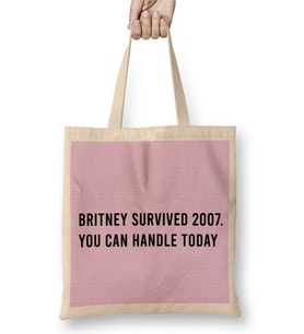 Britney Survived 2007 You Can Handle Today Bez Çanta Uzun Saplı