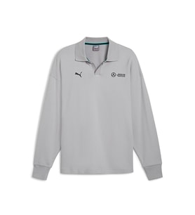Puma Mapf1 Longsleeve Polo Erkek Günlük Uzun Kollu Polo Tişört 62733902 Gri