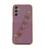 Samsung Galaxy A24 4g Kılıf Esila Silikon - Mor