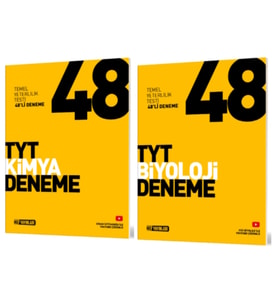 HIZ YAYINLARI TYT KİMYA - BİYOLOJİ 48'Lİ DENEME