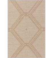 Eliana Home Baskılı, Yıkanabilir Kaymaz Taban Salon Halısı LNA1226 100x150 cm (Bej)
