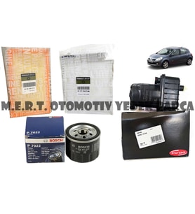 Renault Modus 1.5 DCi Dizel Filtre Bakım Seti 2004-2010