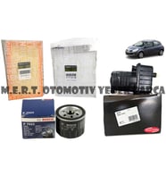 Renault Modus 1.5 DCi Dizel Filtre Bakım Seti 2004-2010