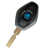BMW E46 E60 E90 X3 X5 Uyumlu 3 Tuşlu Anahtar Kumanda Kabı Oto Anahtarlık HU58 Uçlu Logolu