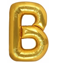 Harf Folyo Balon 80 Cm Gold B